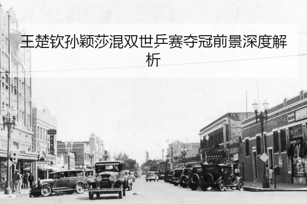 王楚钦孙颖莎混双世乒赛夺冠前景深度解析